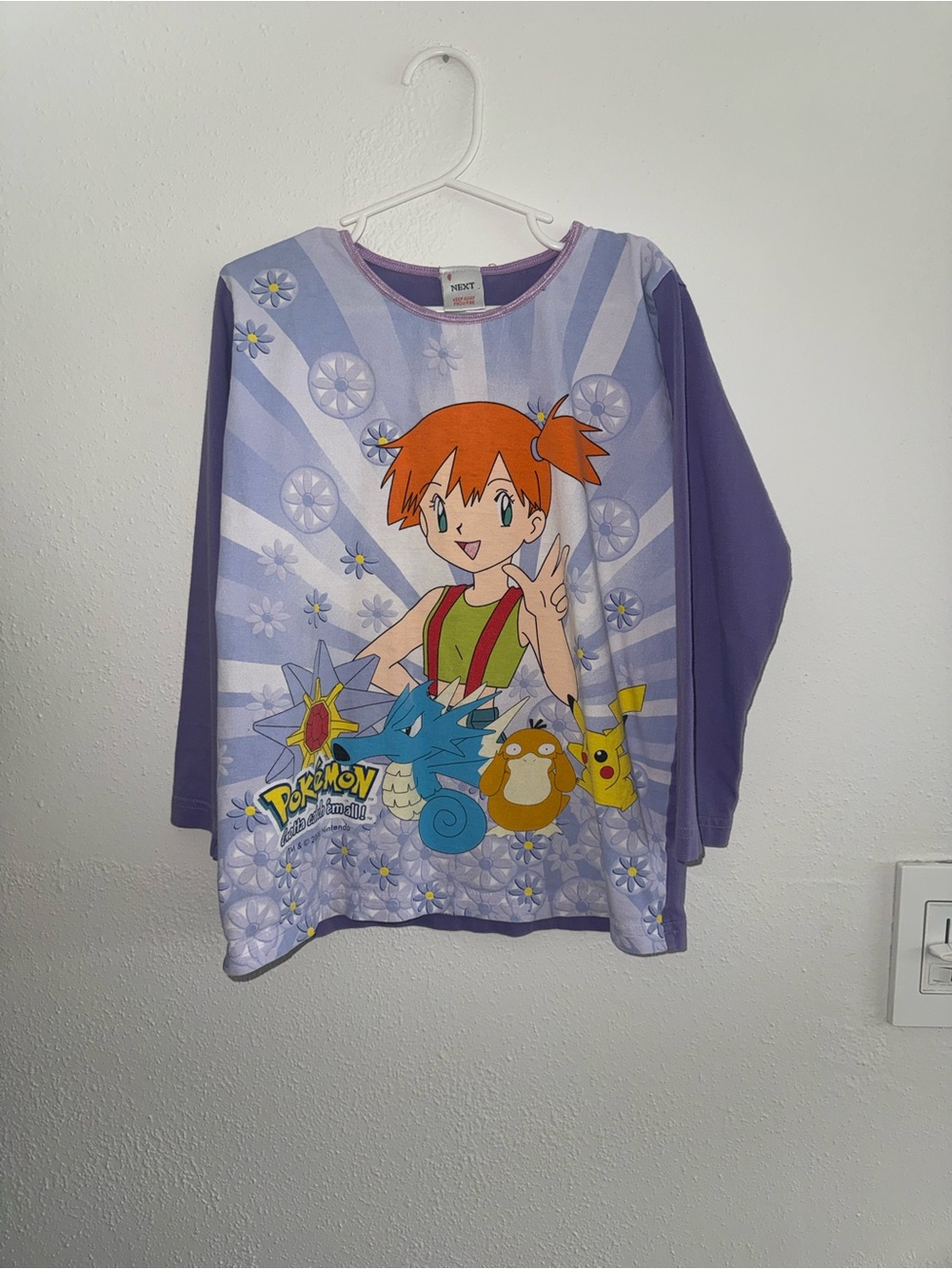 90s Vintage Pokemon Graphic 3/4 Tee